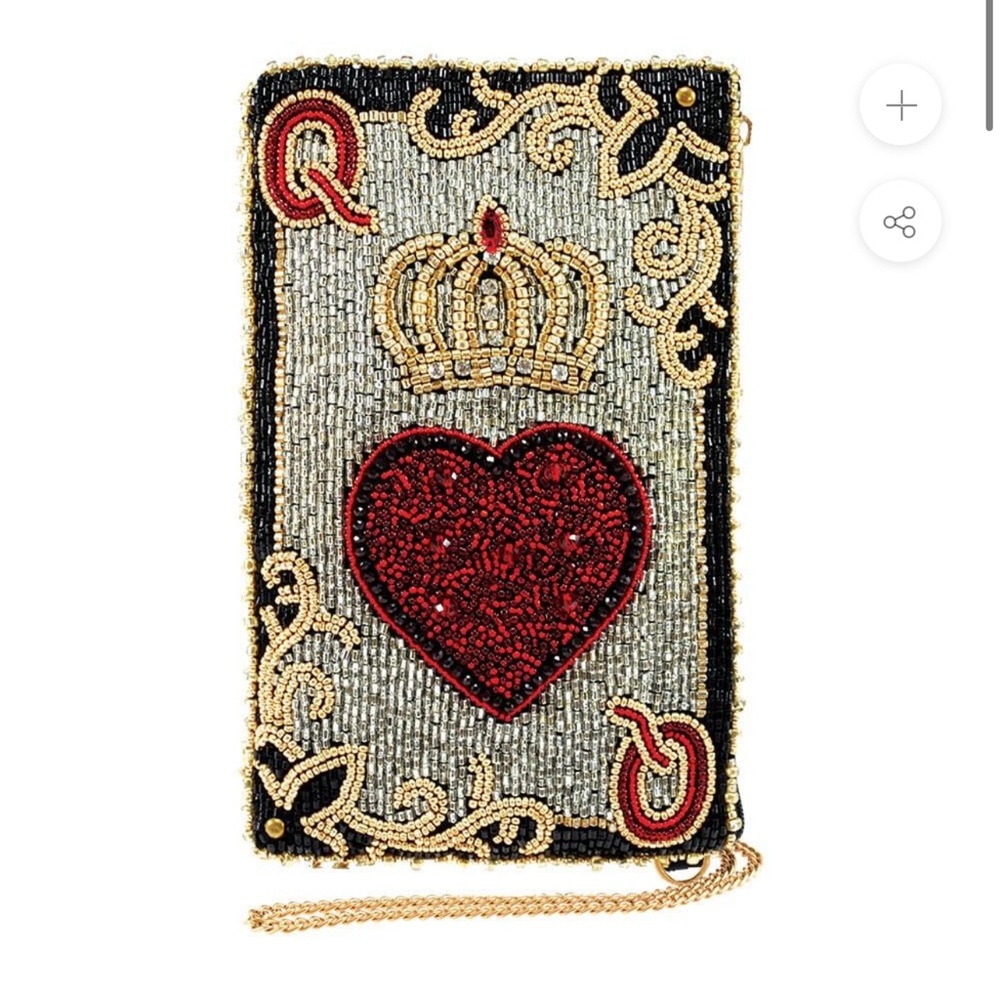 Queen of Hearts Crossbody Phone Bag Mary Frances